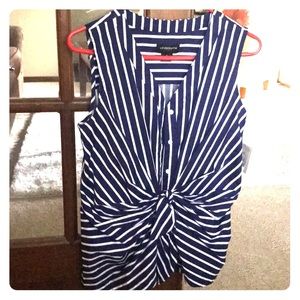 NWT Liz Claiborne striped sleeveless top